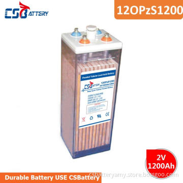 Csbattery 2V1200ah Lead Acid Battery for Traction-Forklift/Excavators/Sweeper/Pond-Fountain-Pumps/Amy